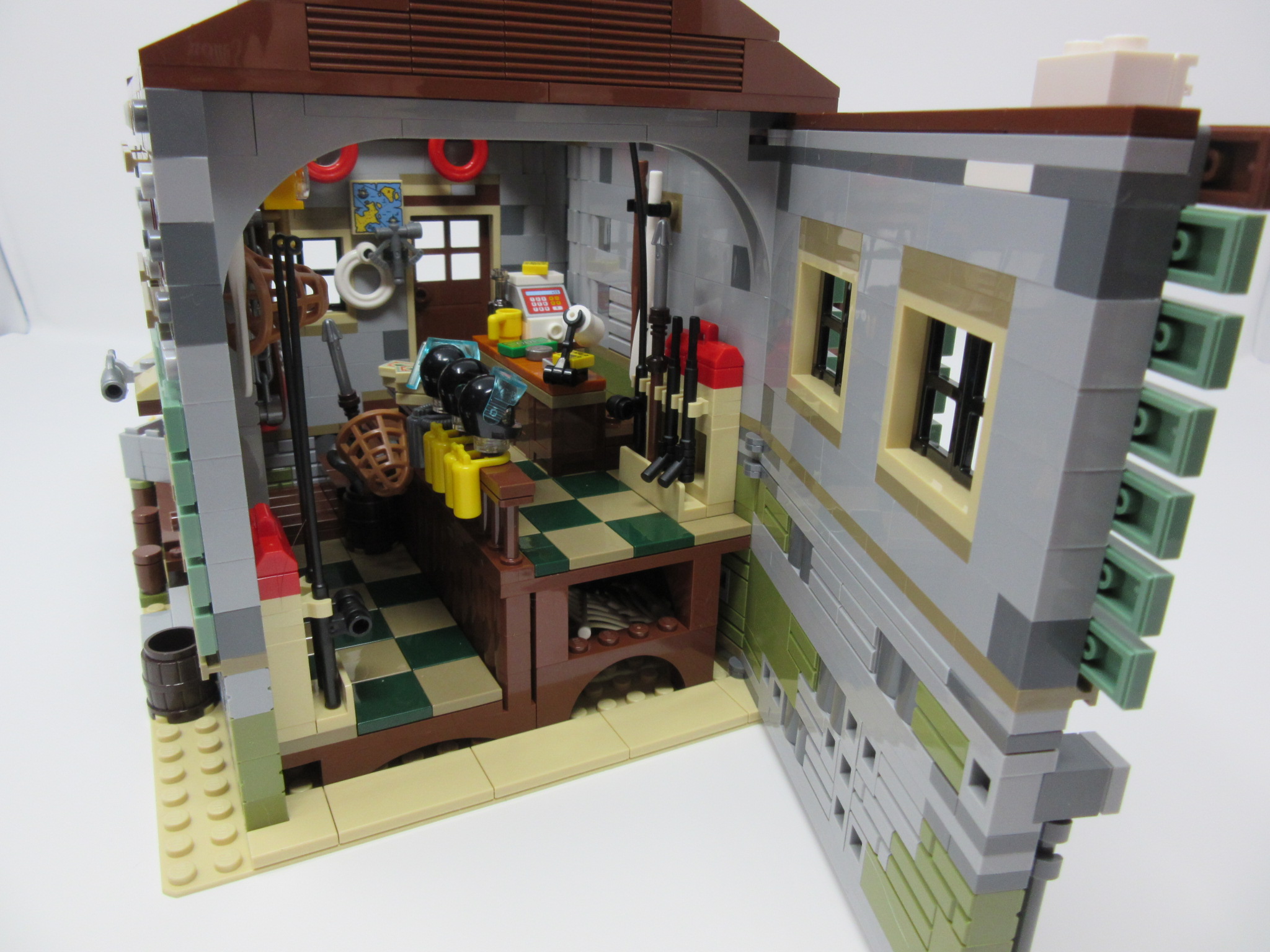 So chuffed to find a good deal on the old fishing store. Such a great set,  nicely detailed. : r/lego