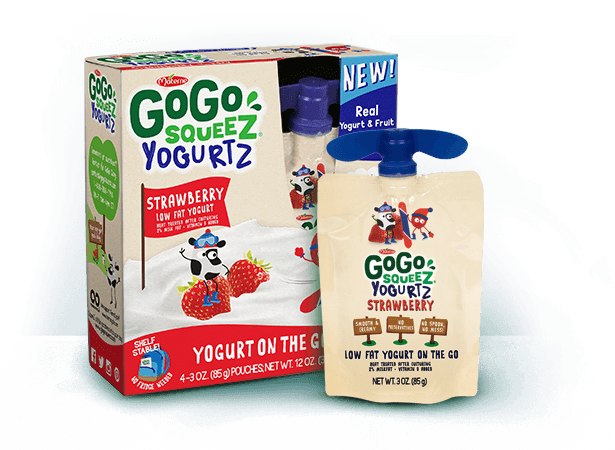 GoGo SqueeZ YogurtZ ©GoGo SqueeZ