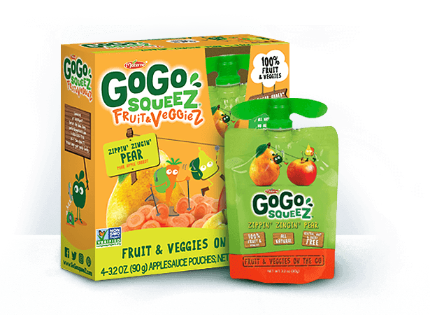 GoGo Squeez Fruit and VeggieZ ©GoGo Squeez