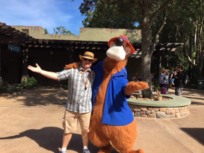 I always love meeting new people, especially the characters I run into at Disney World. ©R. Christensen