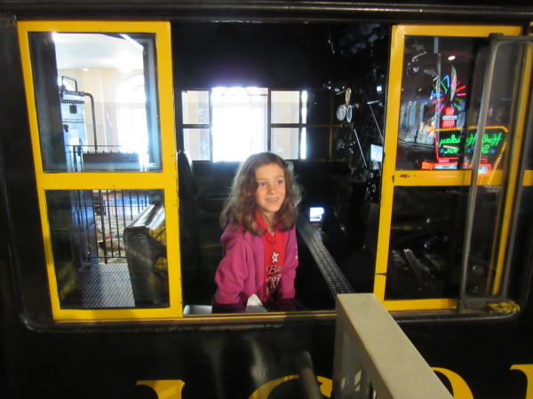 Taking a ride on the Allegheny locomotive ©WagonPilot