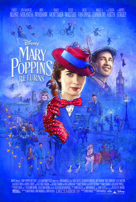 Mary Poppins Returns Movie Poster © Disney