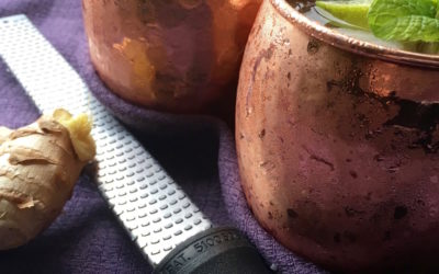 Classic Moscow Mule with Fresh Ginger Syrup