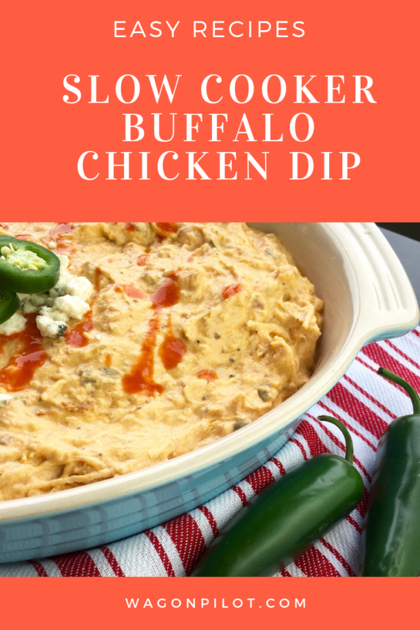 Slow Cooker Spicy Buffalo Chicken Dip