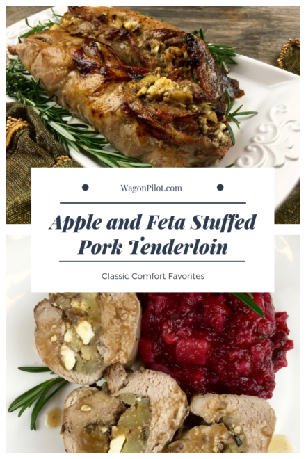 Apple and Feta Stuffed Pork Tenderloin