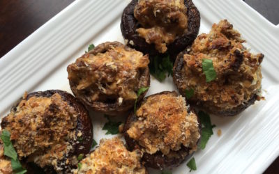 Sausage-Stuffed Mushroom Caps