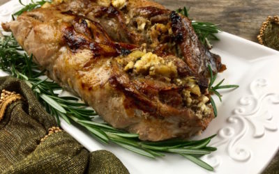 Apple and Feta Stuffed Pork Tenderloin