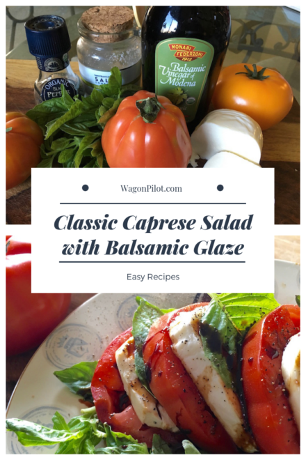 Classic Caprese Salad with Balsamic Glaze
