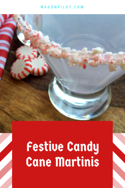 Festive Candy Cane Martini