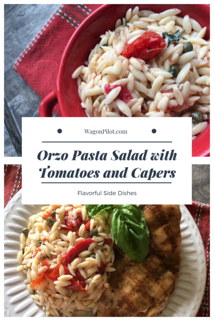 Orzo Pasta Salad with Tomatoes and Capers