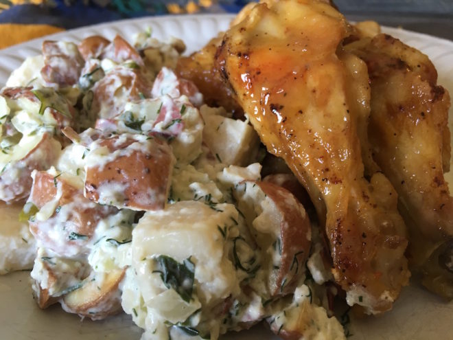 Creamy Red Potato Salad with Fresh Herbs