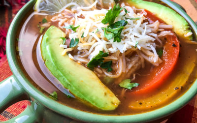 Instant Pot Chicken Fajita Soup