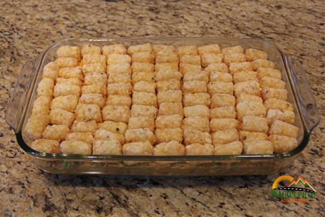 Creating a Better Tater Tot Hotdish ©Wagon Pilot Adventures