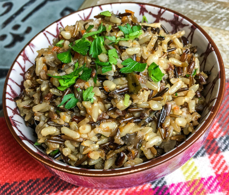 Instant Pot Pressure Cooker Wild Rice Pilaf