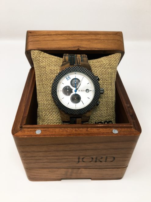 JORD Conway Zebrawood watch © Wagon Pilot Adventures