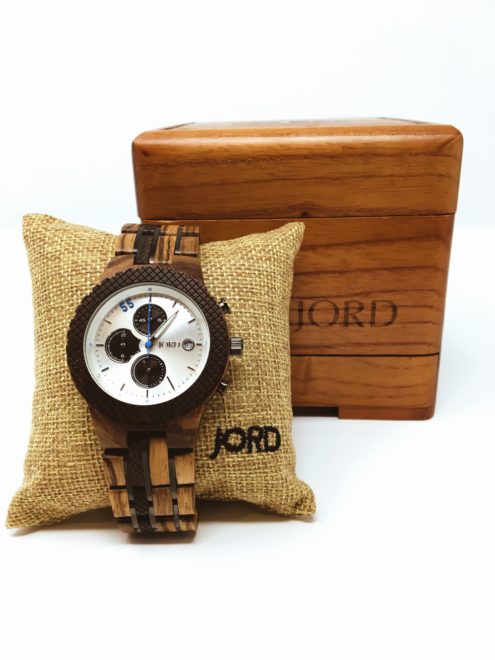 JORD Conway Zebrawood watch © Wagon Pilot Adventures