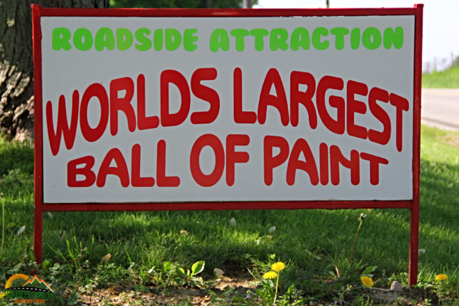 World's Largest Ball of Paint © Wagon Pilot Adventures