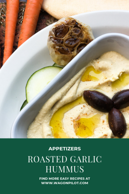 Easy Roasted Garlic Hummus