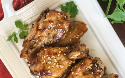 Instant Pot Sesame Garlic Chicken Wings