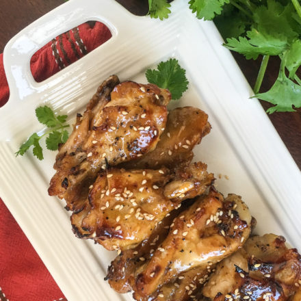 Instant Pot Sesame Garlic Chicken Wings