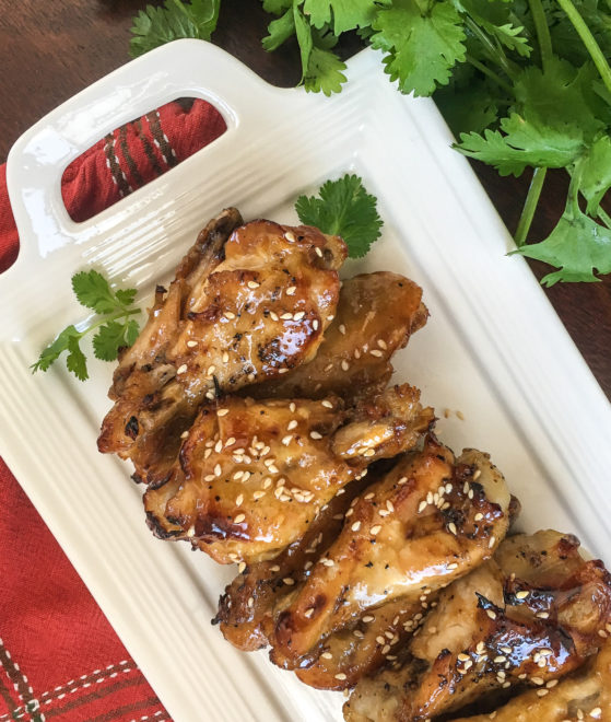 Instant Pot Sesame Garlic Chicken Wings