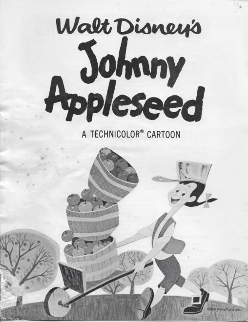 Johnny Appleseed Cartoon ©Disney
