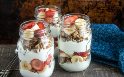 Strawberry-Banana Granola Parfait Recipe