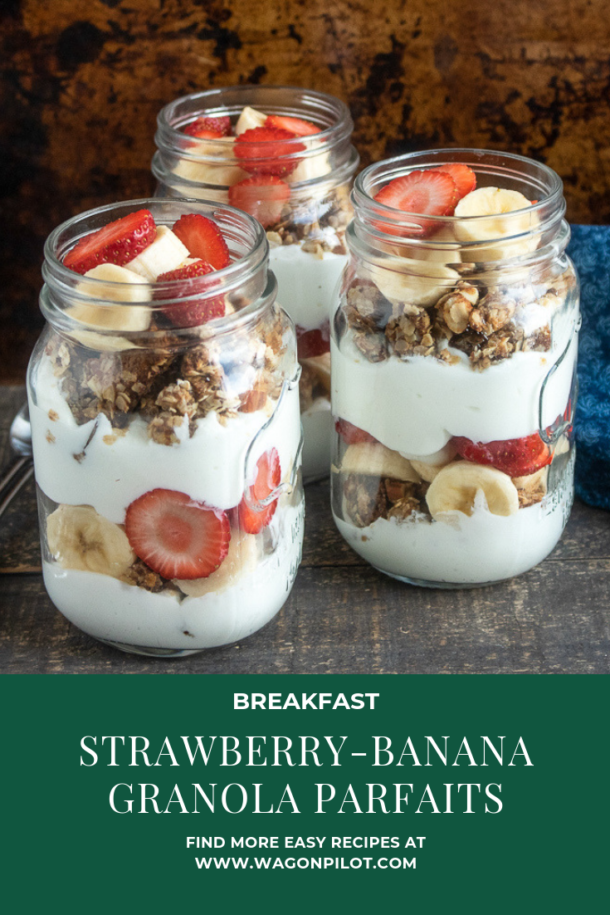 Strawberry-Banana Granola Parfait Recipe