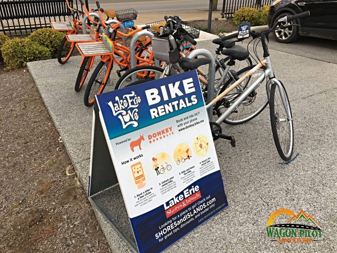 Bike rentals Sandusky, Ohio © Wagon Pilot Adventures