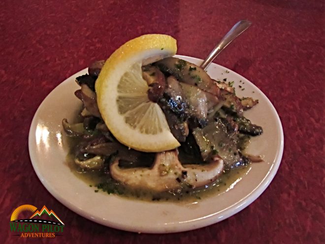 Sauteed mushrooms - Bonge's Tavern  © Wagon Pilot Adventures