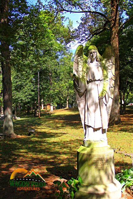 Angel statue - Camp Chesterfield © Wagon Pilot Adventures