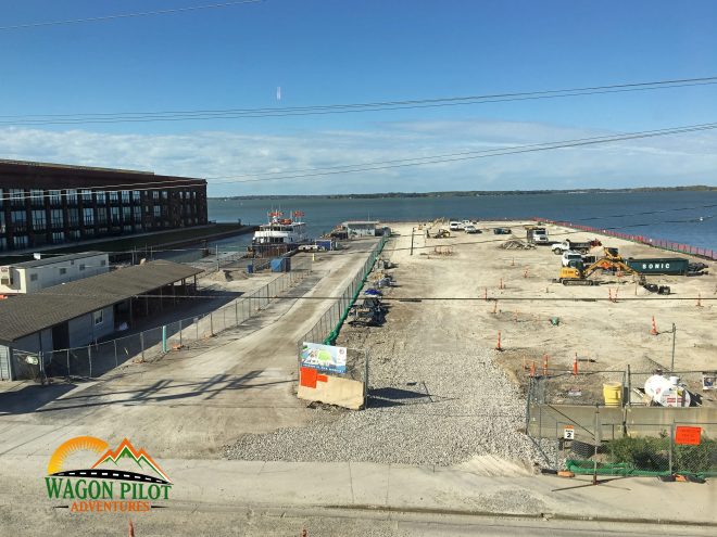 Room view of soon-to-be public park Hotel Kilbourne © Wagon Pilot Adventures