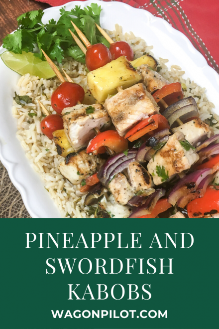 Swordfish and Pineapple Kabobs