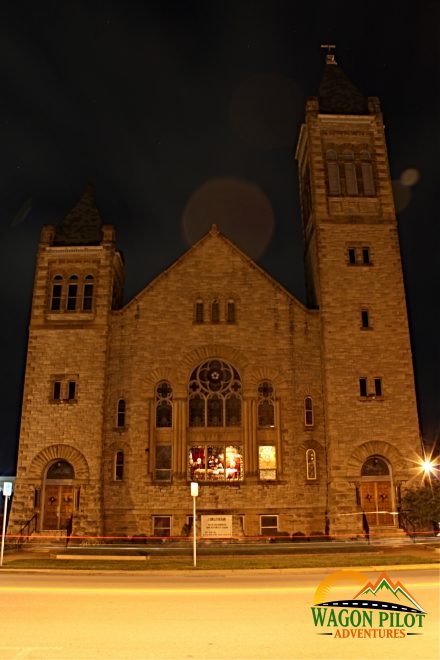 Sandusky, Ohio after dark © Wagon Pilot Adventures