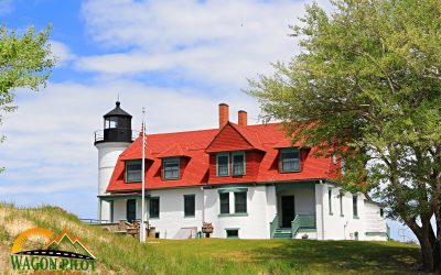 Point Betsie Lighthouse on Lake Michigan