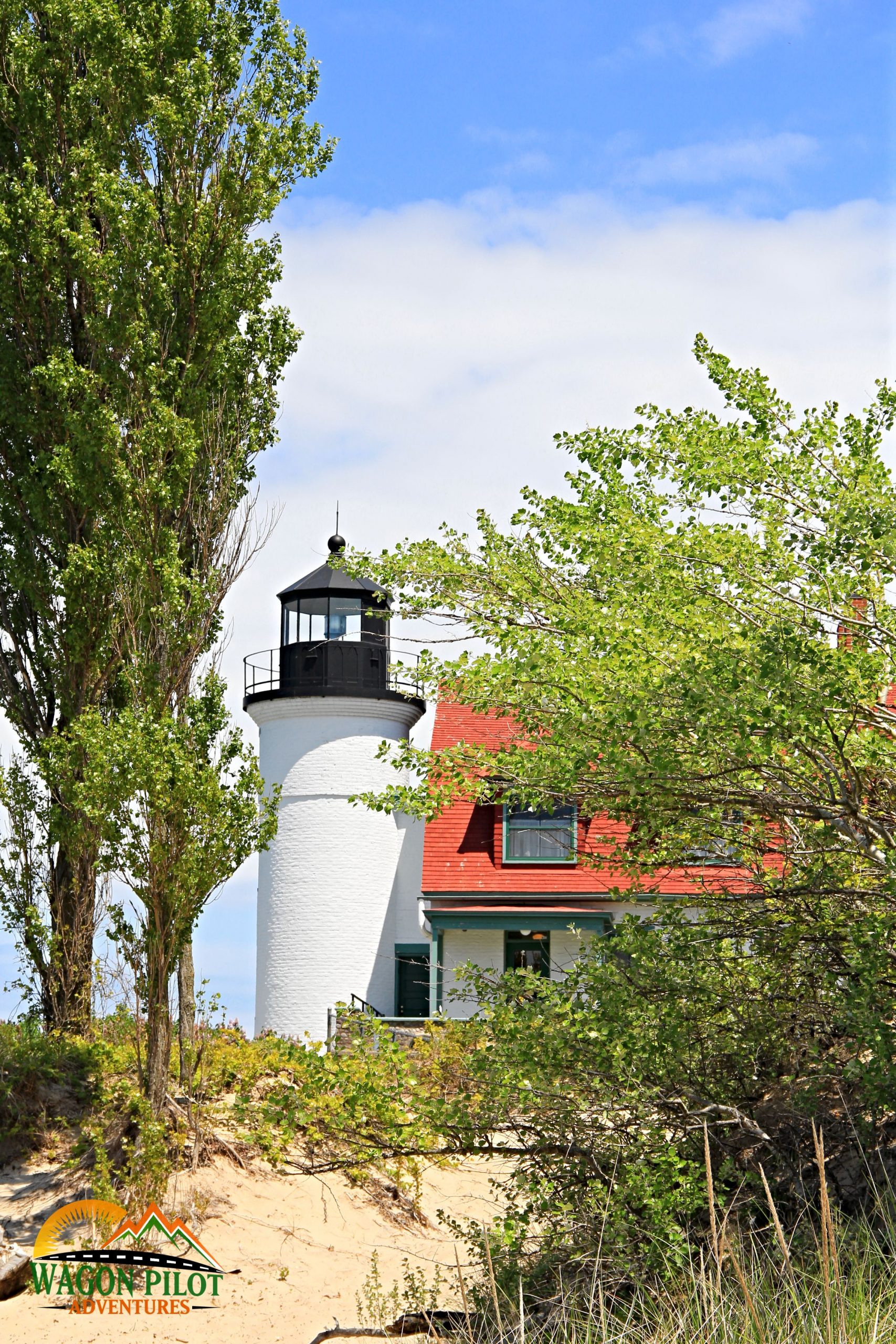Point Betsie Lighthouse on Lake Michigan