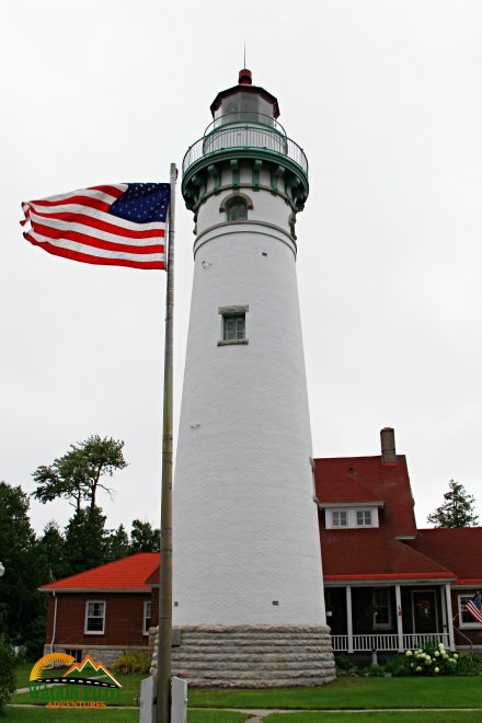 Seul Choix Point Lighthouse on Lake Michigan © Wagon Pilot Adventures