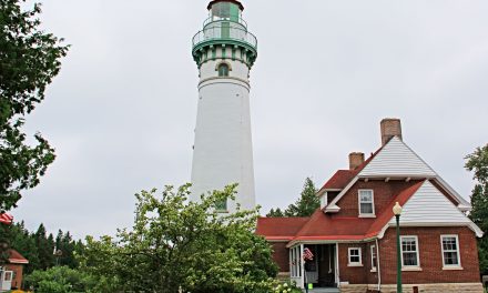 Seul Choix Point Lighthouse on Lake Michigan