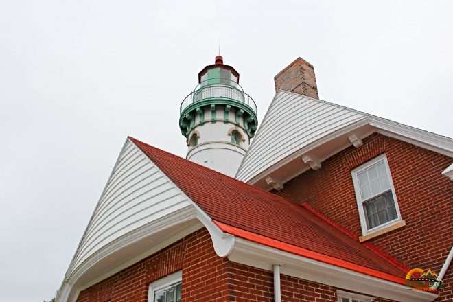 Seul Choix Point Lighthouse on Lake Michigan © Wagon Pilot Adventures