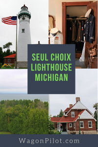 Seul Choix Point Lighthouse on Lake Michigan © Wagon Pilot Adventures