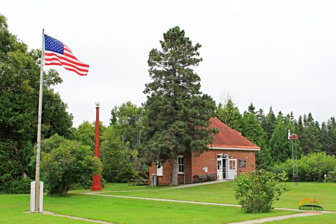 Seul Choix Point Lighthouse on Lake Michigan © Wagon Pilot Adventures