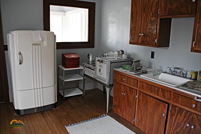 Kitchen of keeper's home at Fort Gratiot Lighthouse © Wagon Pilot Adventures
