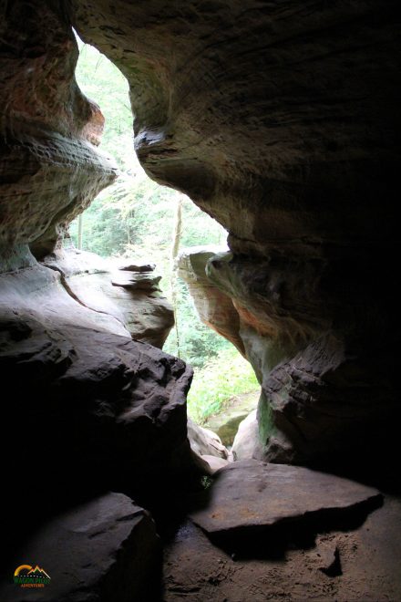 Hocking Hills Rock House Hiking Trail