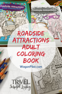 Roadside Attractions Adult Coloring Book