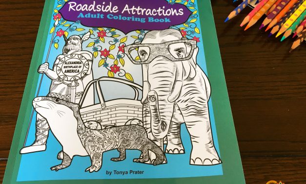 Roadside Attractions Adult Coloring Book