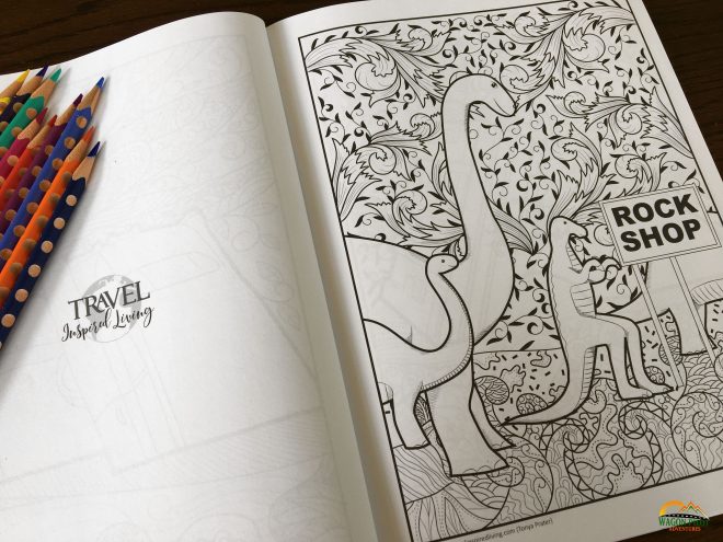 Roadside Attractions Adult Coloring Book
